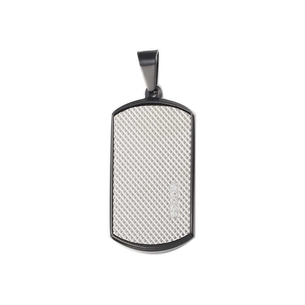 3mm Mens Dog Tag Pendant Necklace 18-24inch