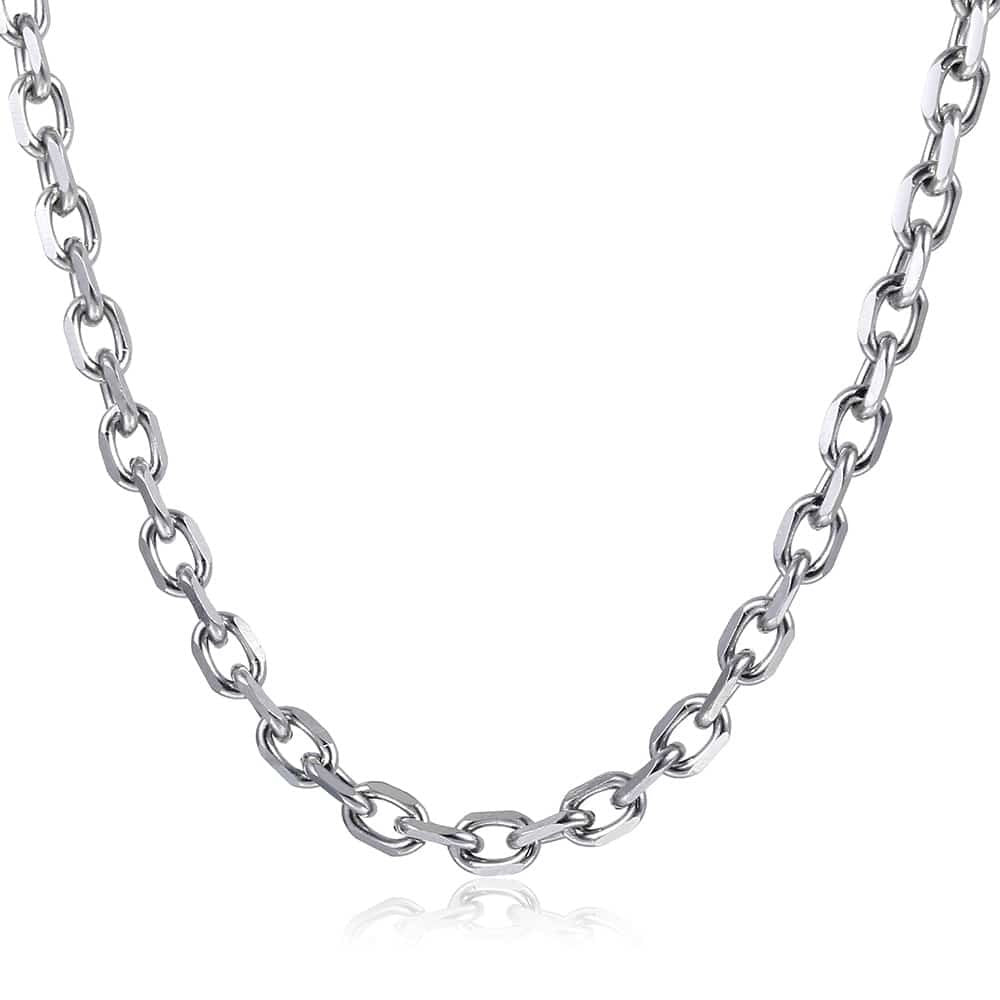3mm Cable Chain Necklace 18-30inch