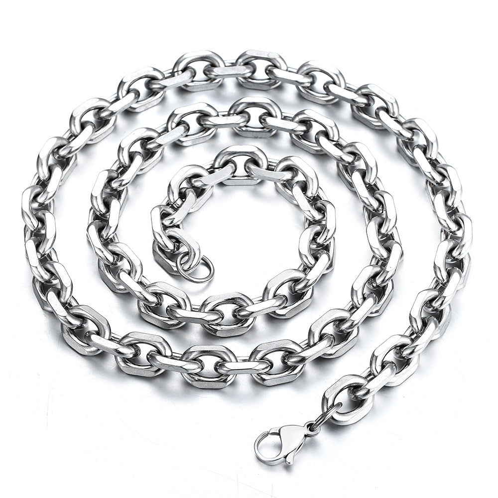 10mm Cable Chain Necklace 18-30inch