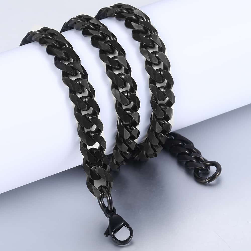 9mm Cuban Chain Necklace 18-30inch