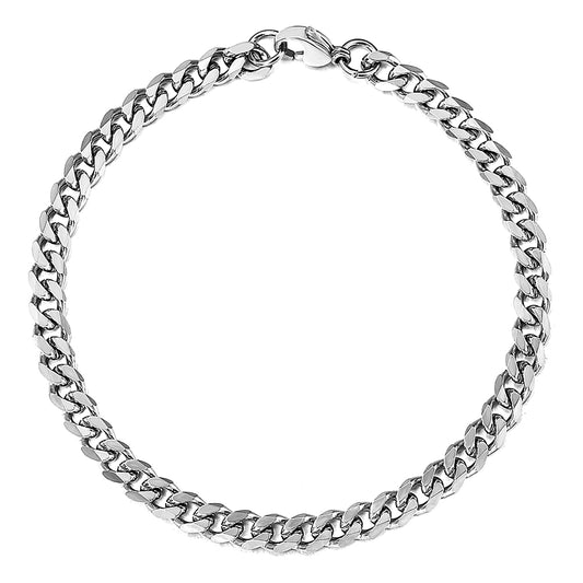 5mm Cuban Chain Bracelet 7-11inch