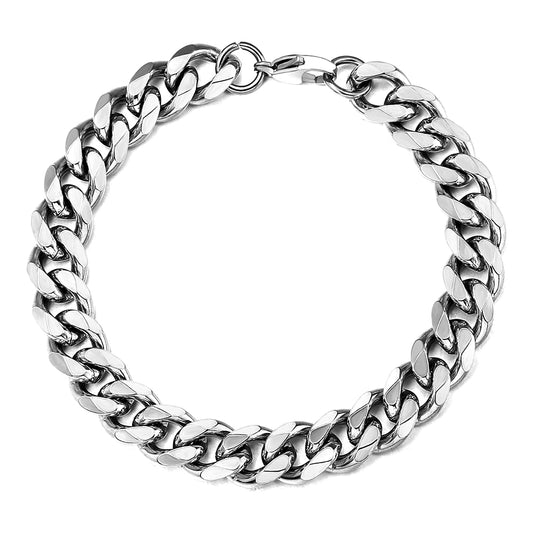 11mm Cuban Chain Bracelet 7-11inch