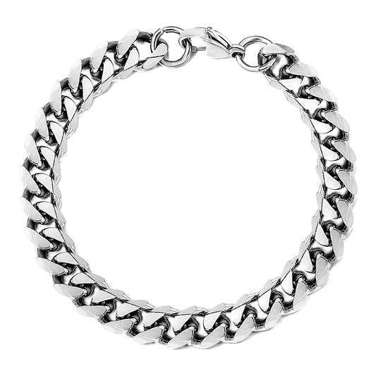 9mm Cuban Chain Bracelet 7-11inch