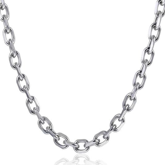 6mm Cable Chain Necklace 18-30inch