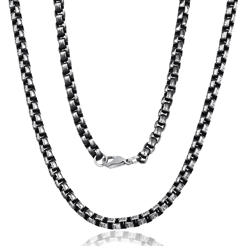 5mm Box Chain Necklace 18-30inch