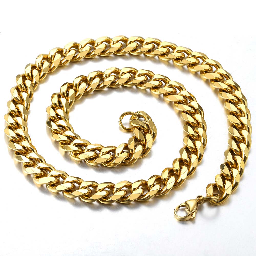 11mm Cuban Chain Necklace 16-30inch