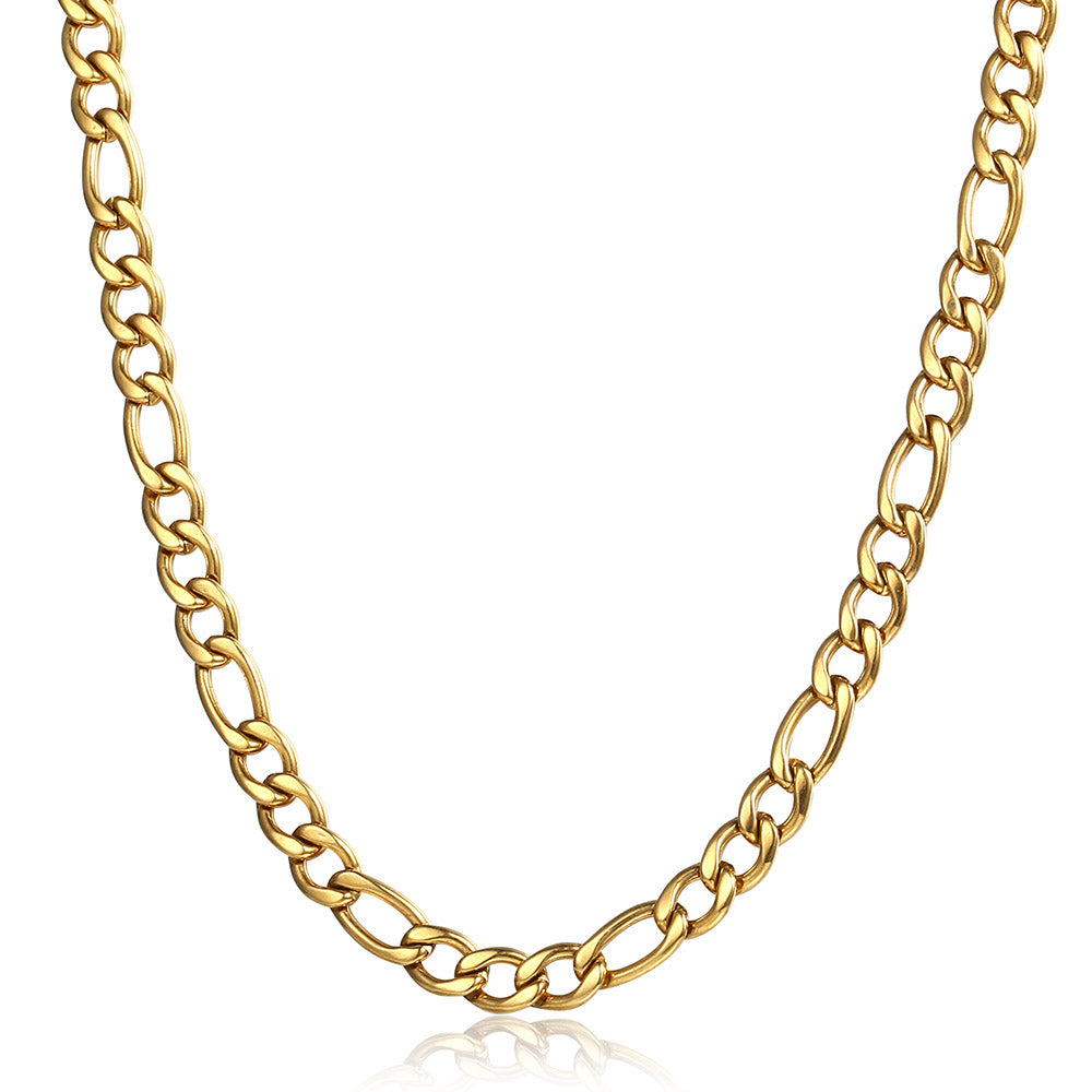 5mm Figaro Chain Necklace 18-24inch