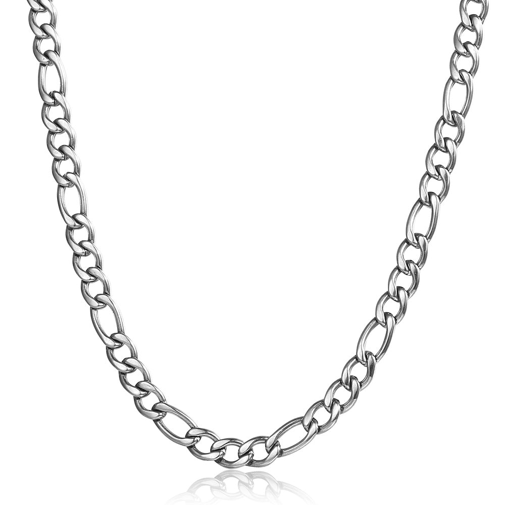 5mm Figaro Chain Necklace 18-24inch
